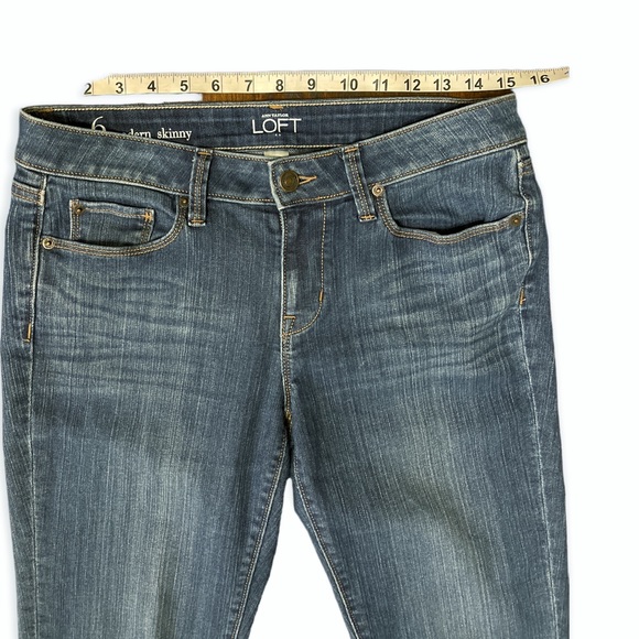Loft Womens Signature Skinny Jeans Size 6 - Picture 6 of 11